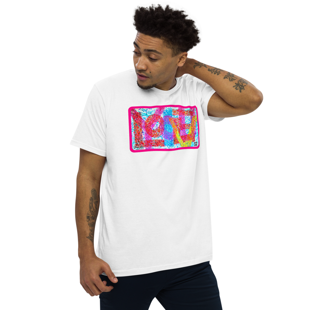 CHICO COELHO - I LOVE YOU - Camiseta justa modelagem reta
