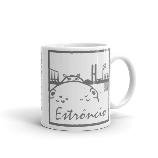 ÉDEN GUE - ESTRÔNCIO - Caneca branca