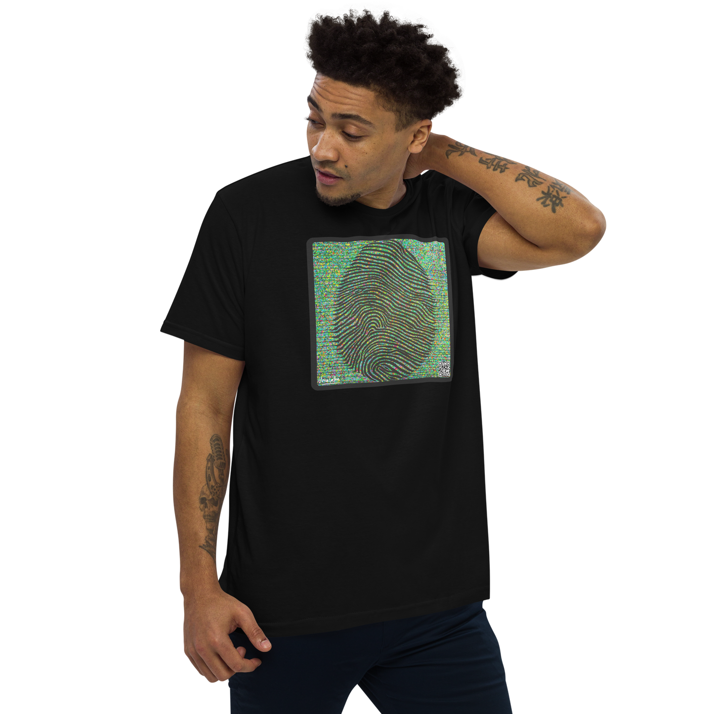 CHICO COELHO - IDENTIDADE VEGETAL - Camiseta justa com modelagem reta masculina