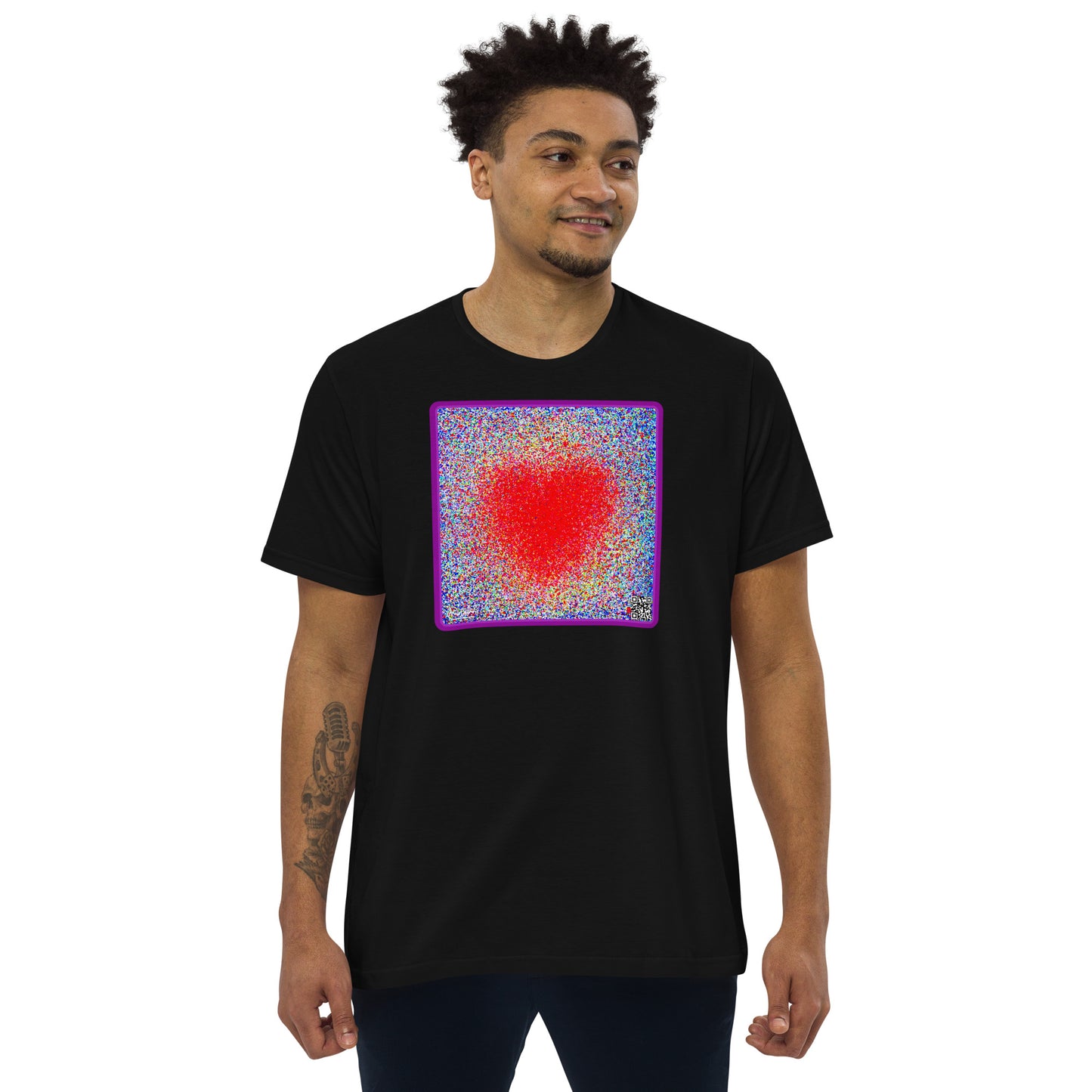 CHICO COELHO - THE HEART - Camiseta justa com modelagem reta masculina