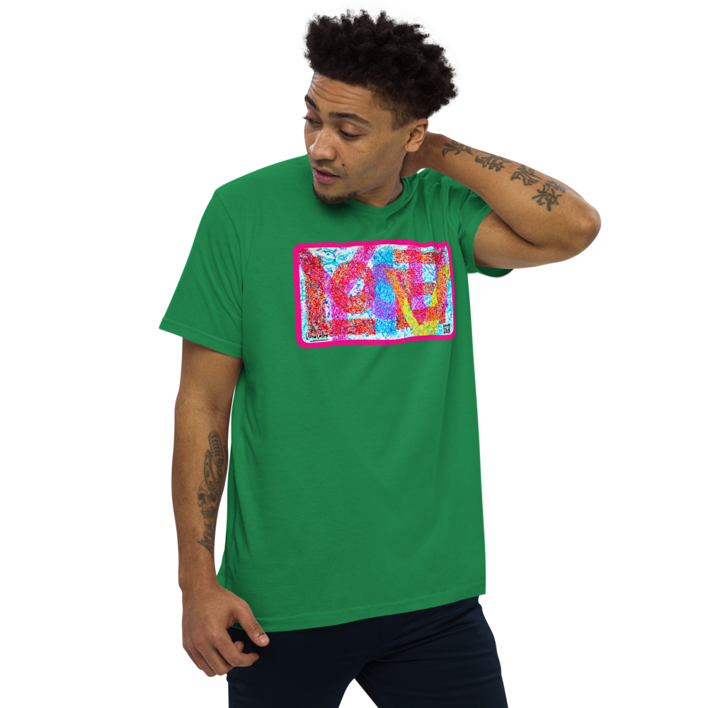 CHICO COELHO - I LOVE YOU - Camiseta justa modelagem reta