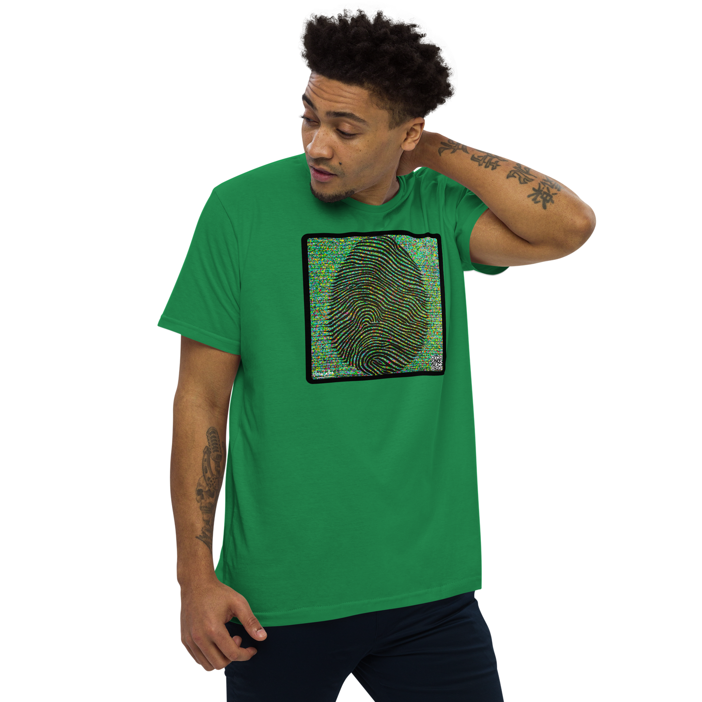 CHICO COELHO - IDENTIDADE VEGETAL - Camiseta justa com modelagem reta masculina