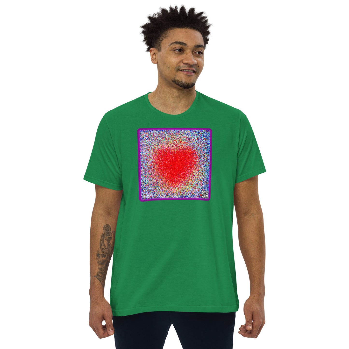 CHICO COELHO - THE HEART - Camiseta justa com modelagem reta masculina