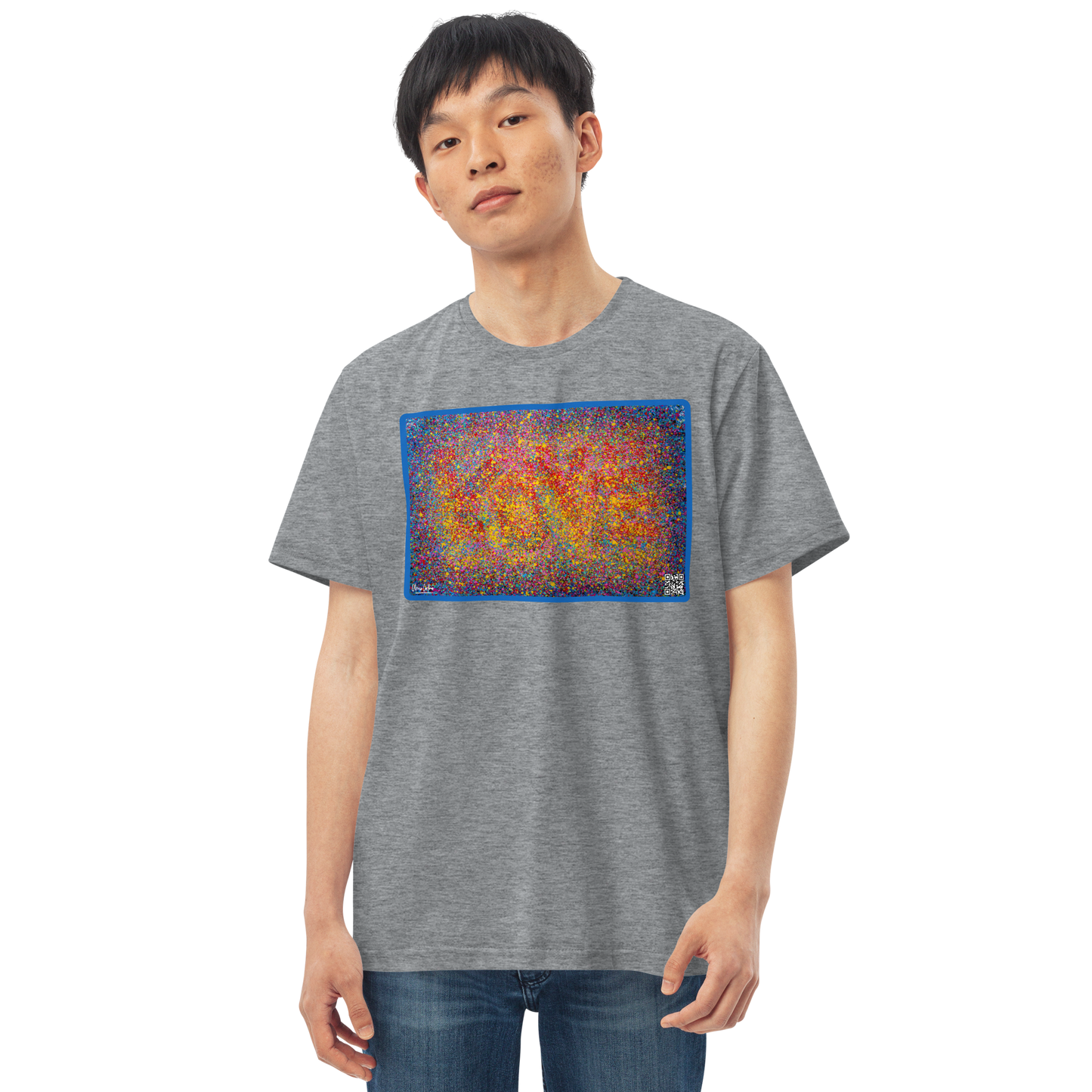 CHICO COELHO - LOVE - Camiseta justa com modelagem reta masculina