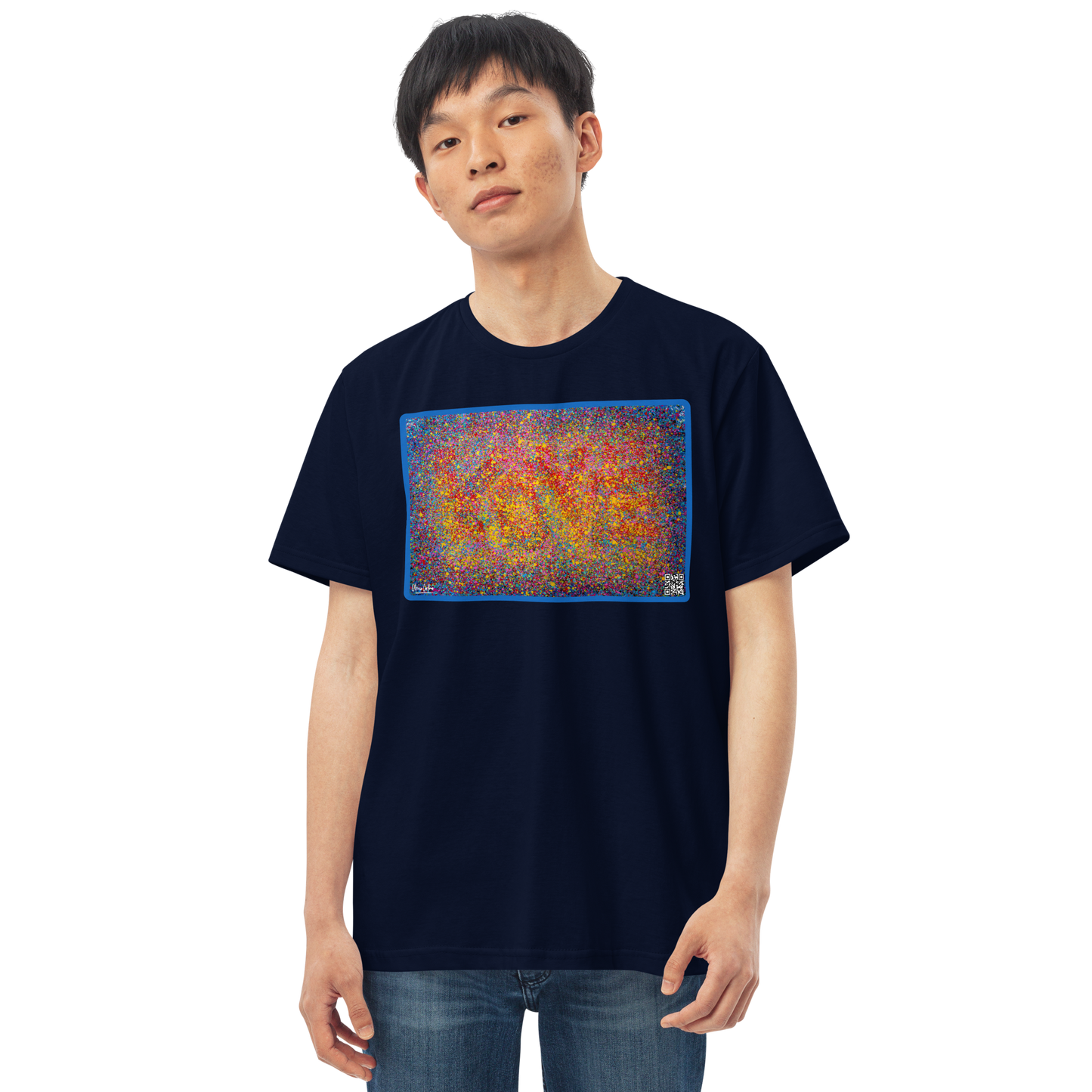 CHICO COELHO - LOVE - Camiseta justa com modelagem reta masculina