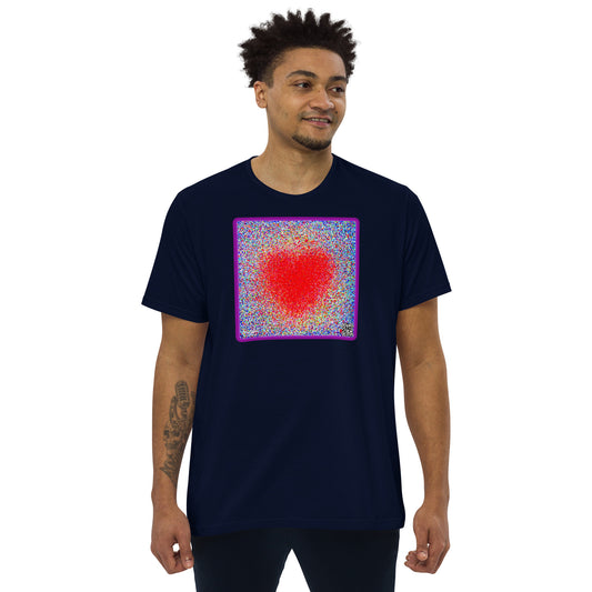 CHICO COELHO - THE HEART - Camiseta justa com modelagem reta masculina