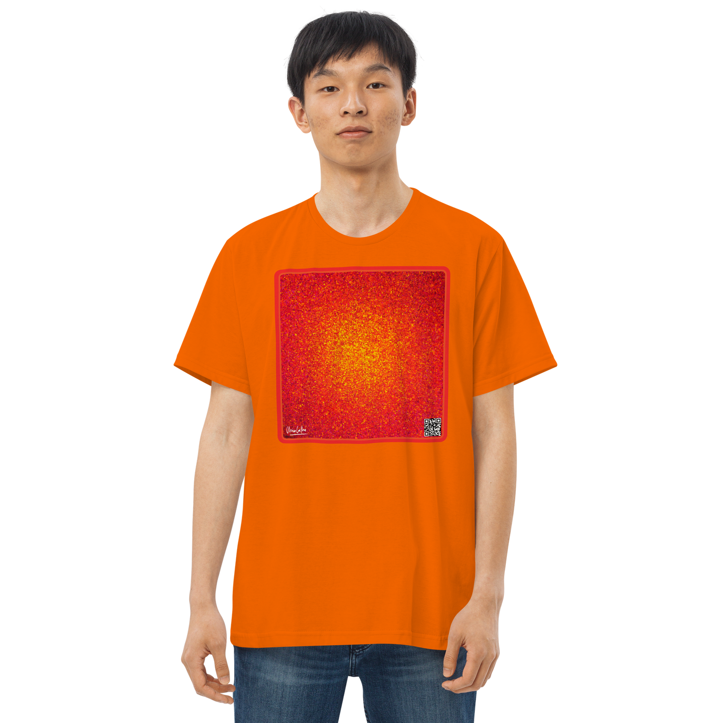 CHICO COELHO - ORANGE - Camiseta justa com modelagem reta masculina