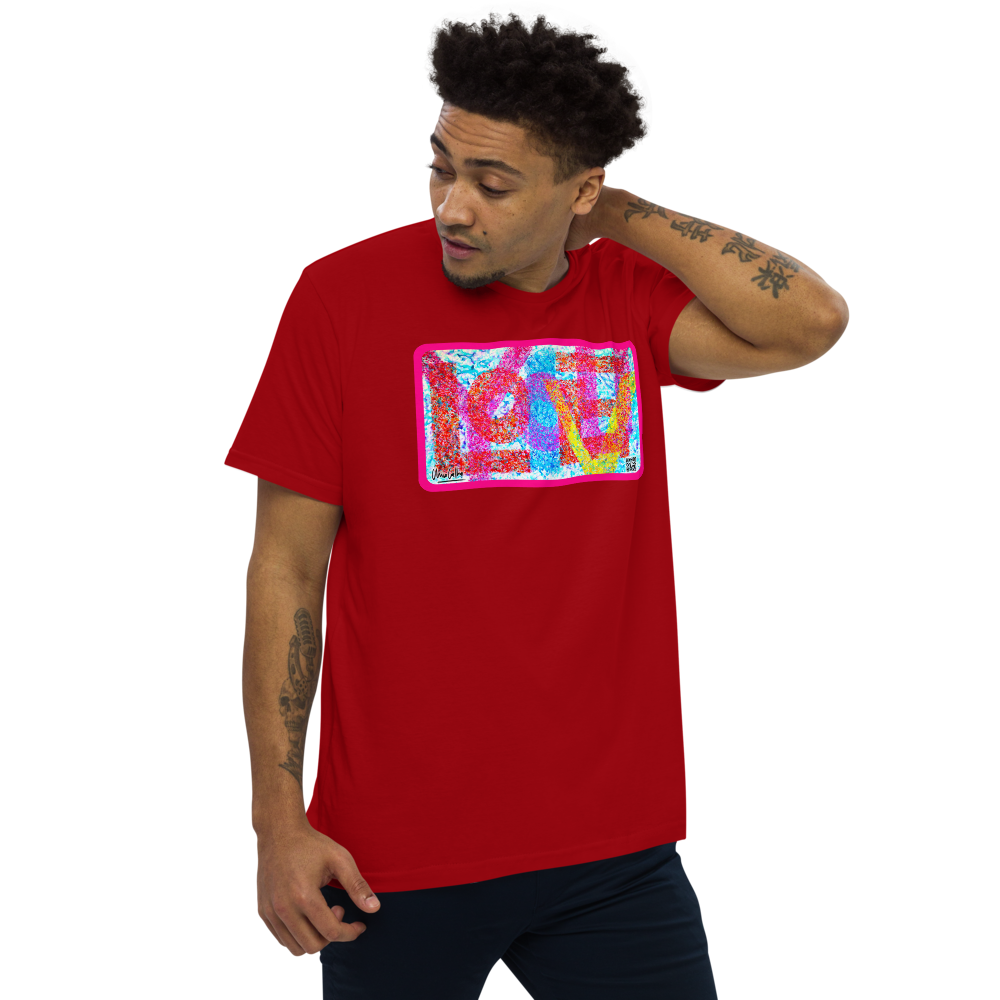 CHICO COELHO - I LOVE YOU - Camiseta justa modelagem reta