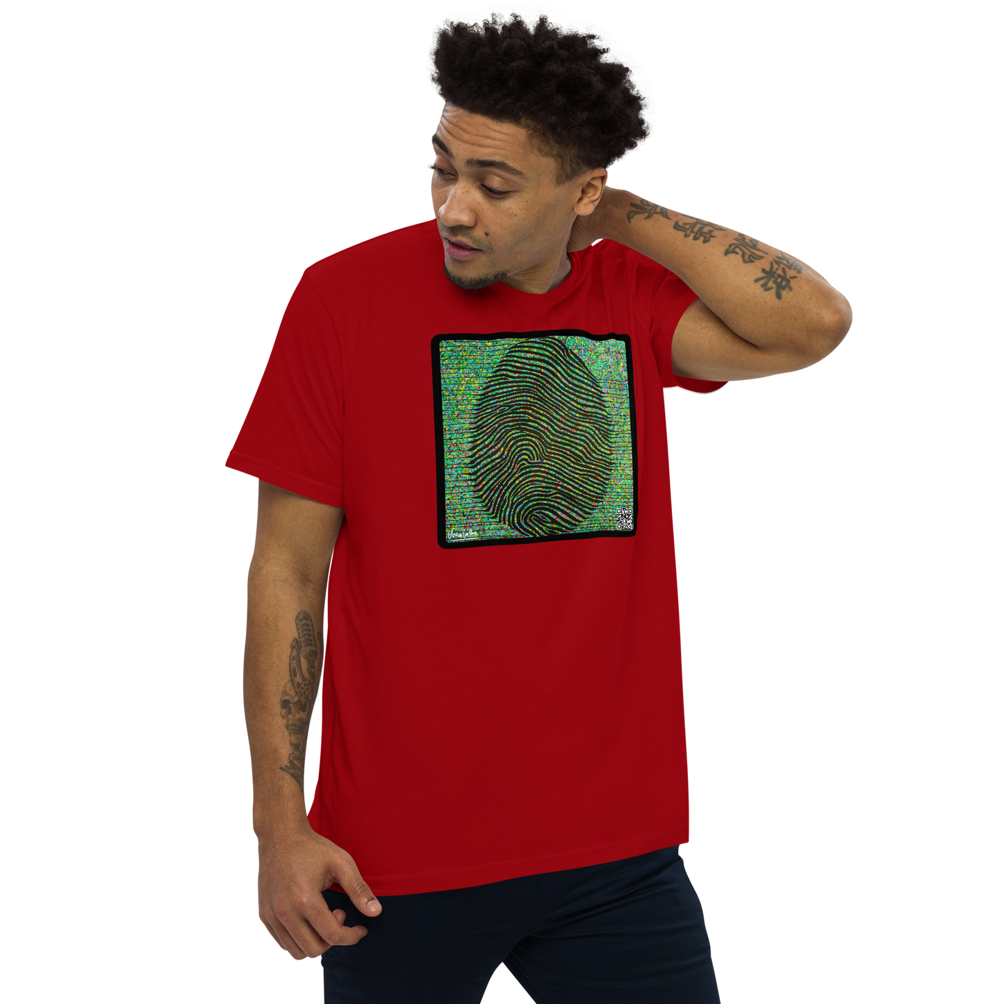 CHICO COELHO - IDENTIDADE VEGETAL - Camiseta justa com modelagem reta masculina