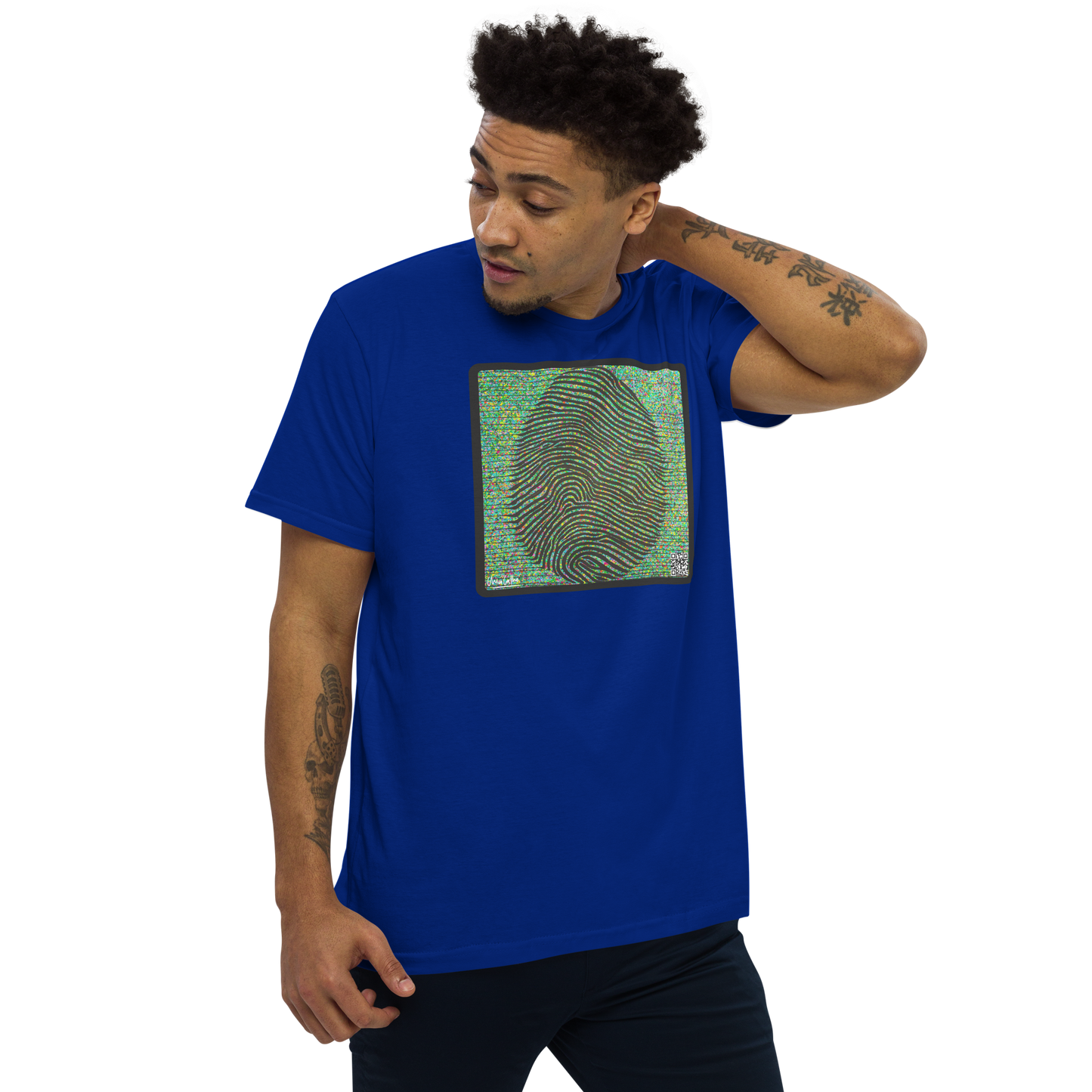 CHICO COELHO - IDENTIDADE VEGETAL - Camiseta justa com modelagem reta masculina