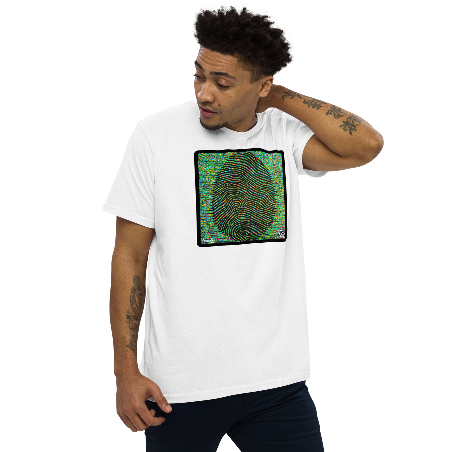 CHICO COELHO - IDENTIDADE VEGETAL - Camiseta justa com modelagem reta masculina