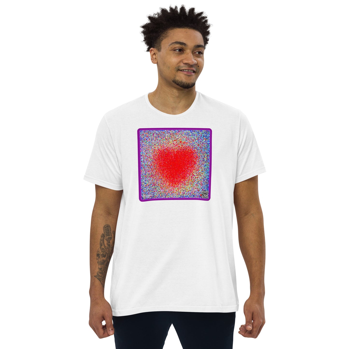 CHICO COELHO - THE HEART - Camiseta justa com modelagem reta masculina