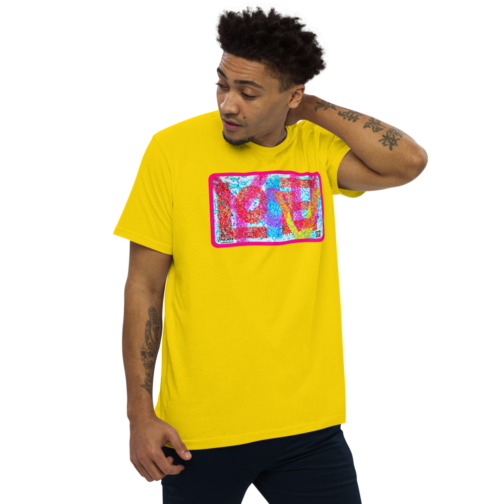 CHICO COELHO - I LOVE YOU - Camiseta justa modelagem reta