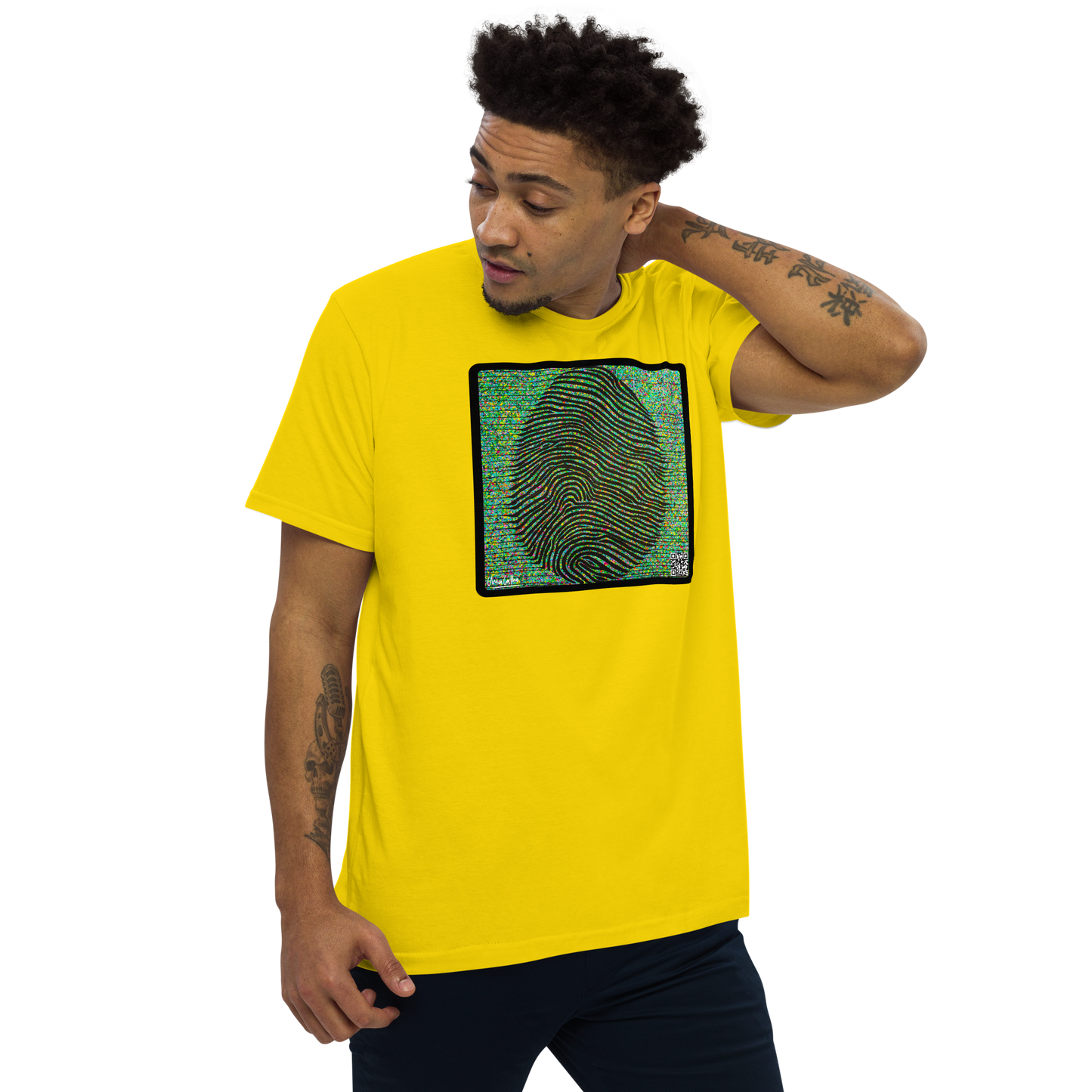 CHICO COELHO - IDENTIDADE VEGETAL - Camiseta justa com modelagem reta masculina