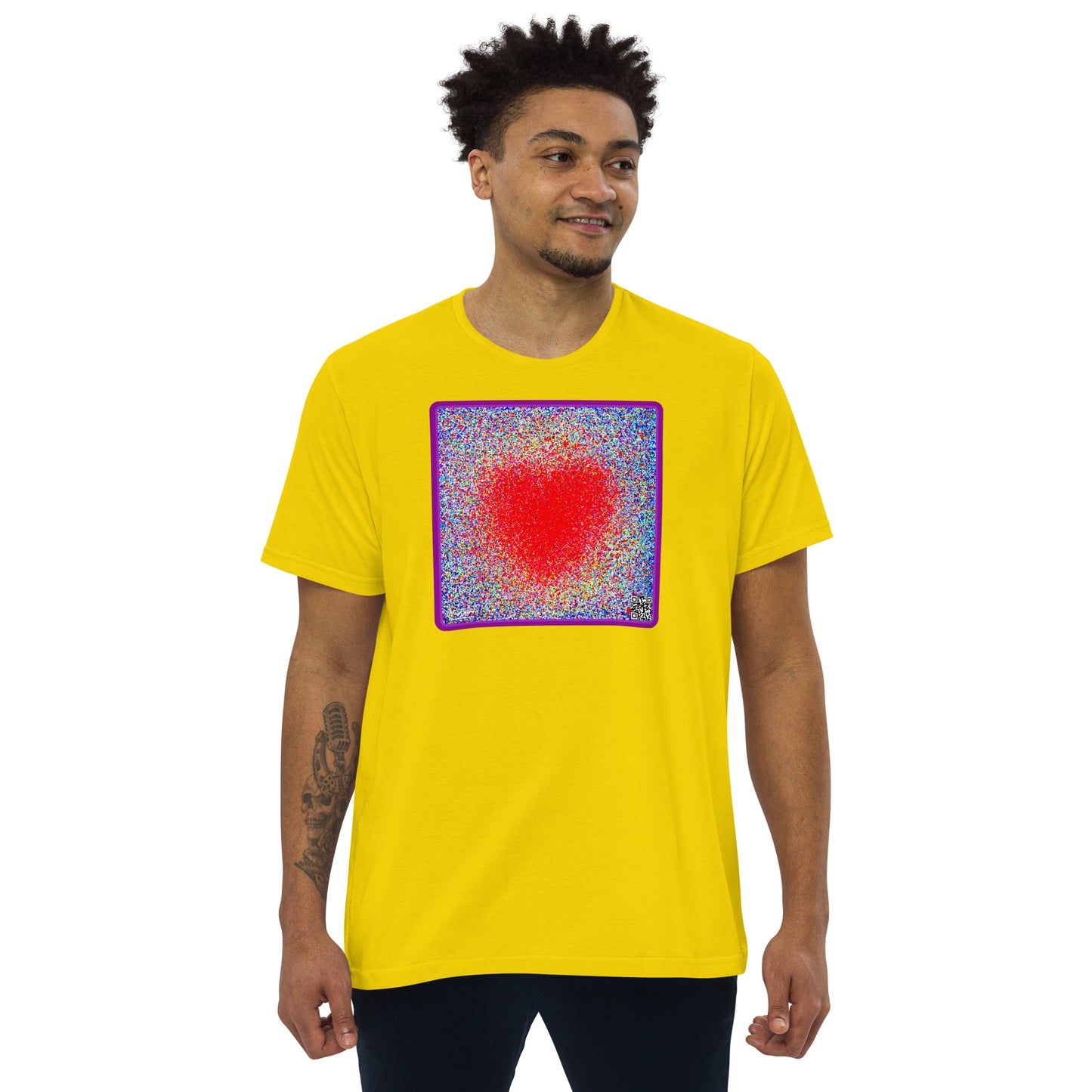 CHICO COELHO - THE HEART - Camiseta justa com modelagem reta masculina