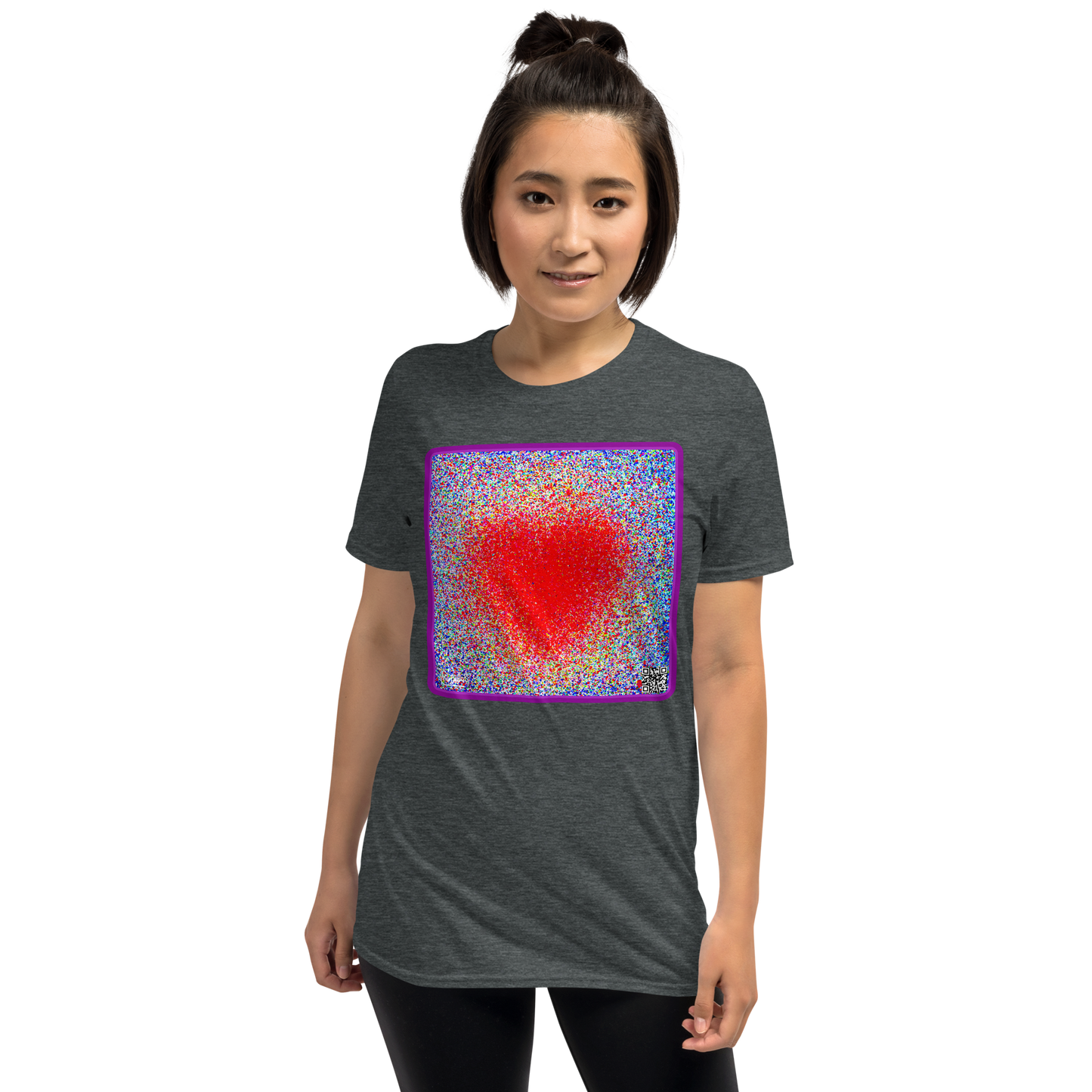 CHICO COELHO - THE HEART - Camiseta unissex com mangas curtas