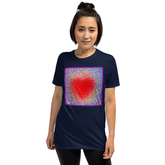 CHICO COELHO - THE HEART - Camiseta unissex com mangas curtas