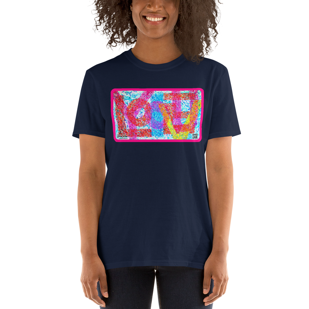 CHICO COELHO - I LOVE YOU - Camiseta unissex com mangas curtas