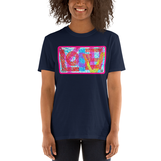 CHICO COELHO - I LOVE YOU - Camiseta unissex com mangas curtas