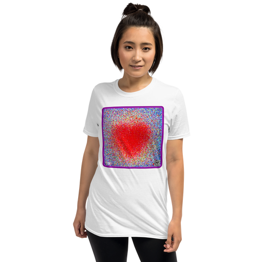 CHICO COELHO - THE HEART - Camiseta unissex com mangas curtas