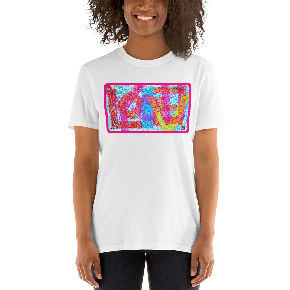 CHICO COELHO - I LOVE YOU - Camiseta unissex com mangas curtas