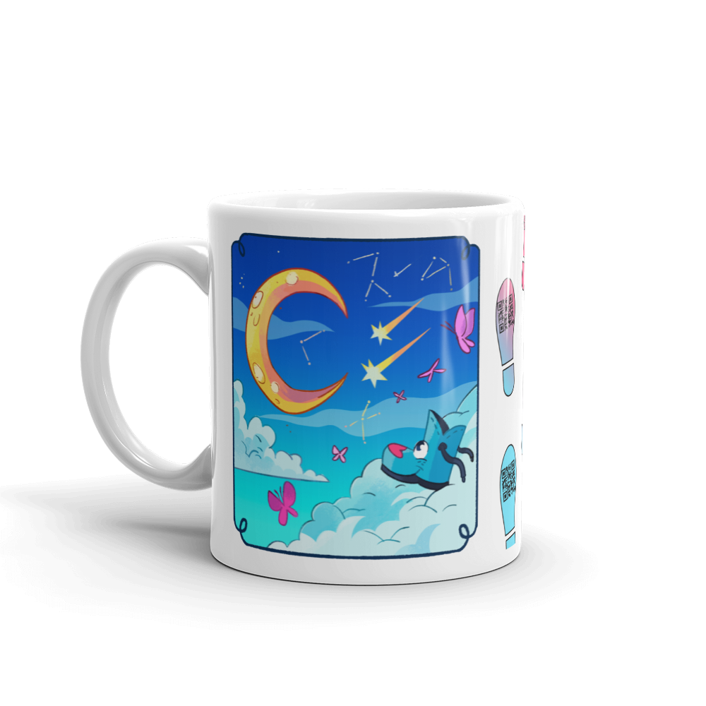 ÉDEN GUE - A BOTA ILUMINADA - Caneca branca