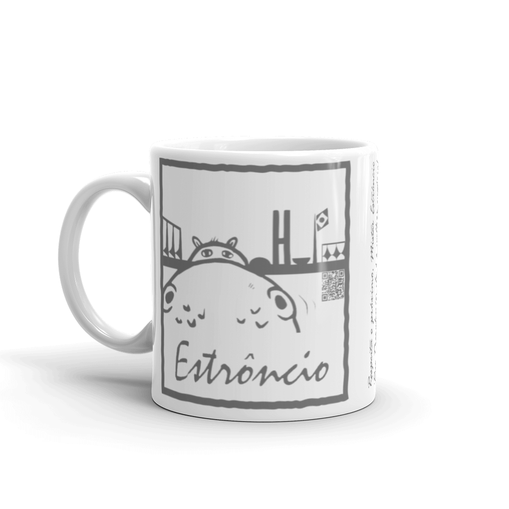 ÉDEN GUE - ESTRÔNCIO - Caneca branca