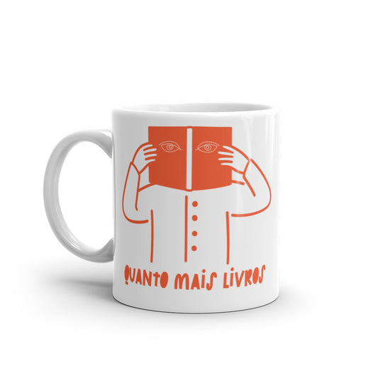 QUANTO MAIS LIVROS MAIS PESSOAS LIVRE - Milton Aguiar - Caneca