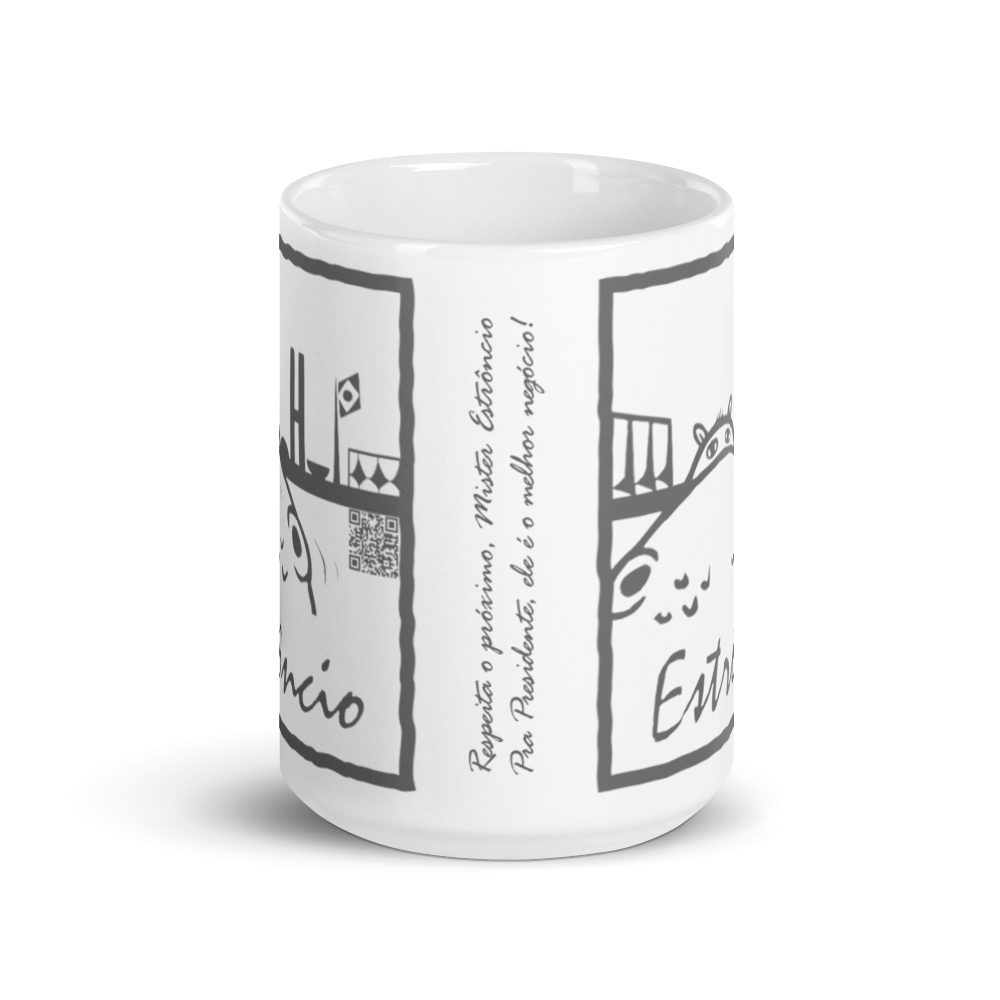 ÉDEN GUE - ESTRÔNCIO - Caneca branca