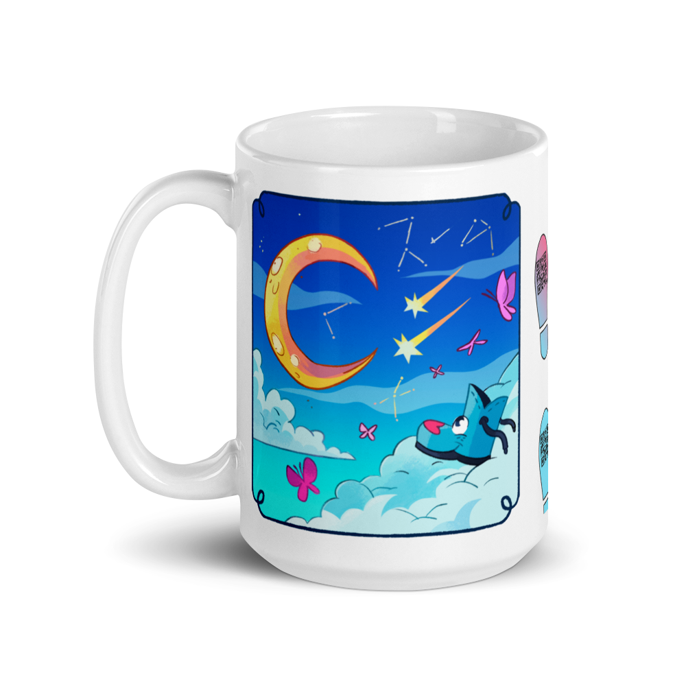 ÉDEN GUE - A BOTA ILUMINADA - Caneca branca