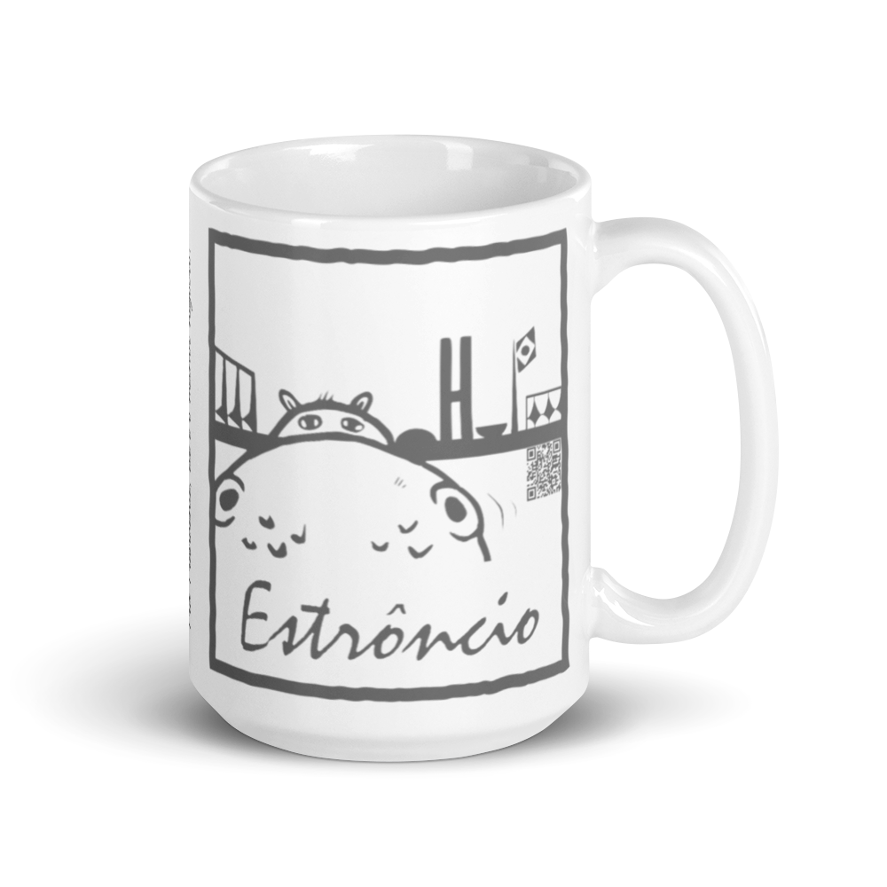 ÉDEN GUE - ESTRÔNCIO - Caneca branca